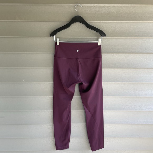 lululemon athletica Pants - Lululemon Leggings Maroon No Size Tag Fits Like Small